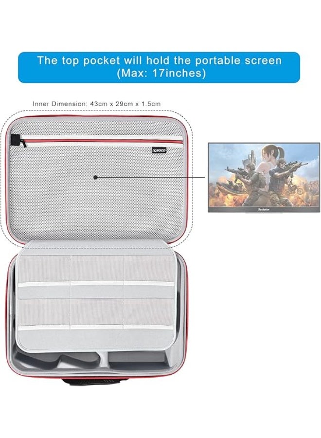 RLSOCO Case for Microsoft Xbox Series S Console | Dustproof, Water-Resistant Storage Pouch, With Wrist Strap And Adjustable shoulder straps | Travel Case Design with YKK Zipper & Scratch Protection - Image 4